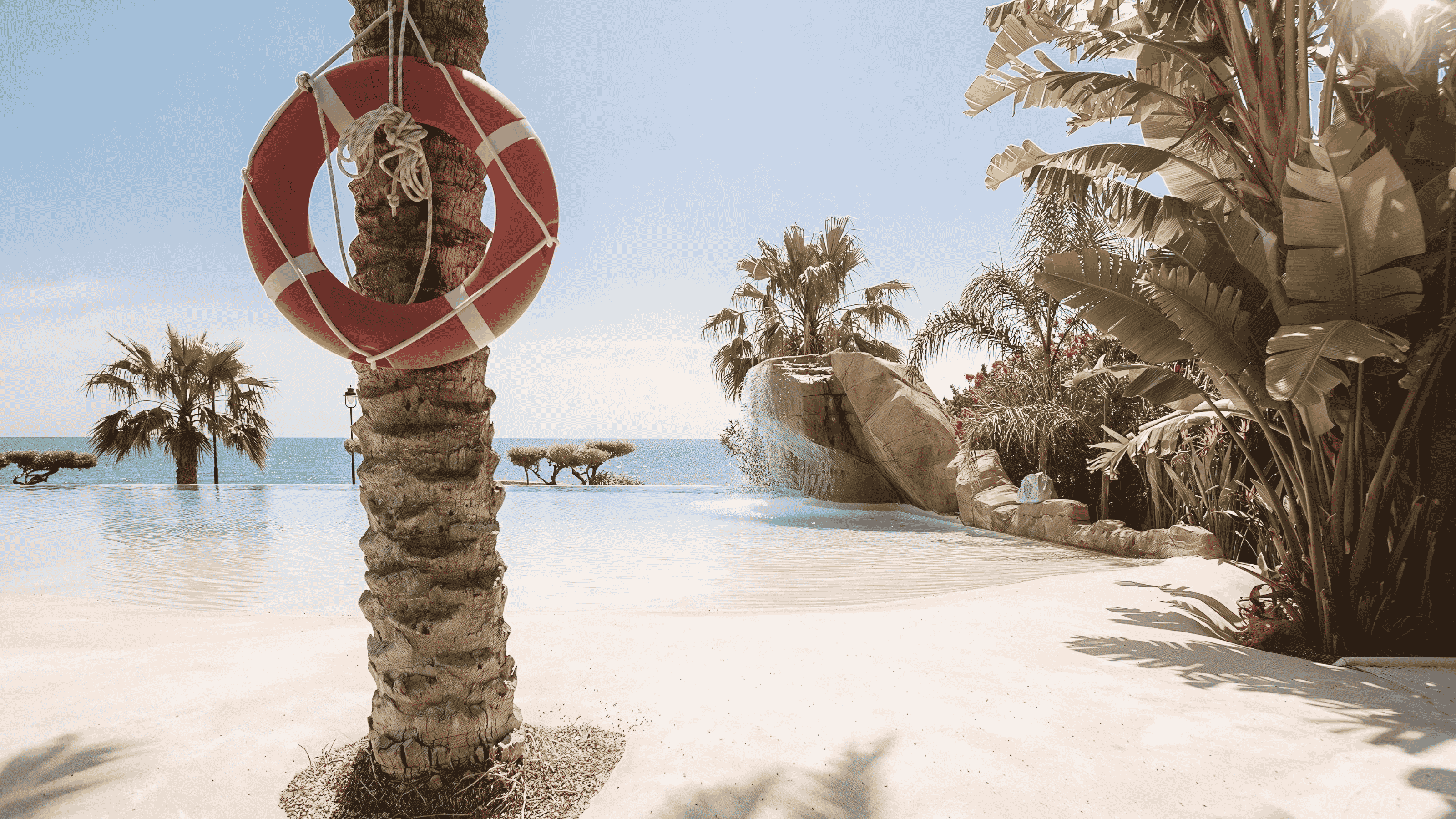 Gama completa de revestimientos de arena arelite Classic para piscinas